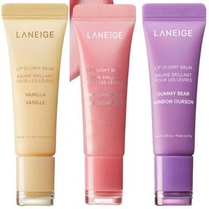 New Laneige BUNDLE Lip Glowy Balm